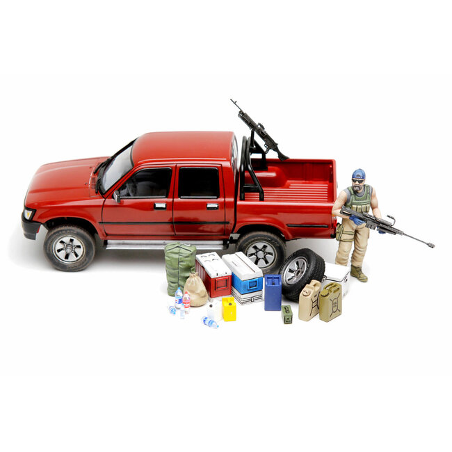 Meng 1/35 Pick Up w/equipment Plastic Model Kit