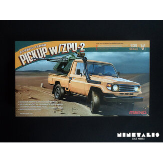 MENG Meng 1/35 Pickup w/ ZPU-2 Plastic Model Kit