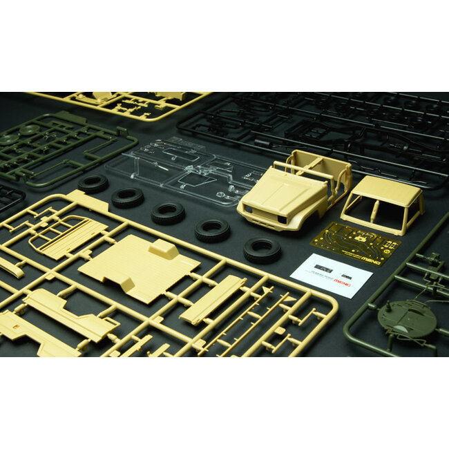 Meng 1/35 Pickup w/ ZPU-2 Plastic Model Kit