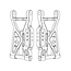 MJX Front Lower Arm 1/10