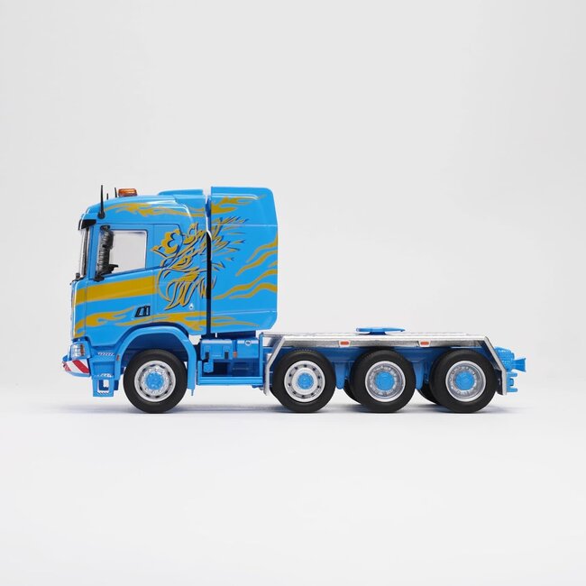 Massdi 1:64 Scania R650 Blue Diecast Truck