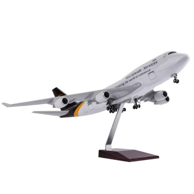AJB UPS 747 1/150 DIE CAST JUMBO