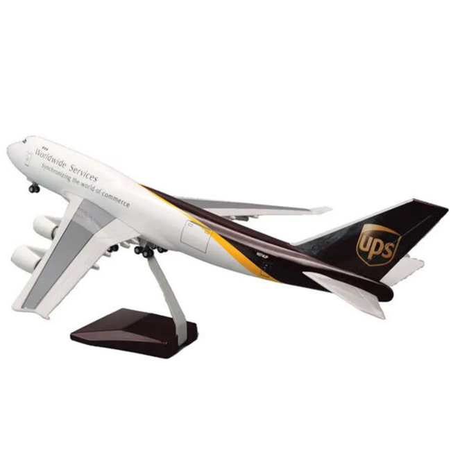 AJB UPS 747 1/150 DIE CAST JUMBO