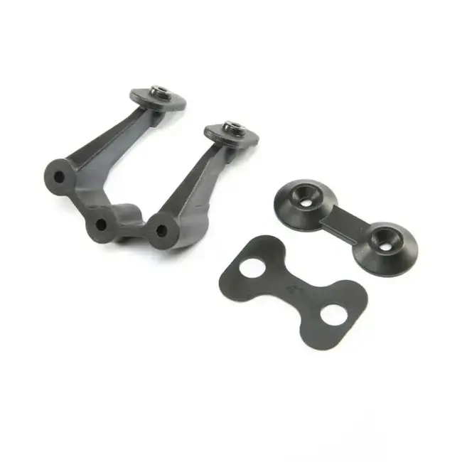 TLR Wing Mount and Washers, 22X-4 2.0