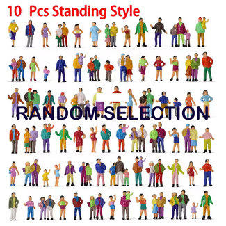 EVE MODEL ACE PEOPLE STANDING  HO / 00 (10pce) RANDOM FIGURES  SUPPLIED  MAY BE DIFFERENT TO PHOTO