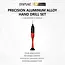DSPIAE AT-SHD Precision Aluminum Alloy Hand Drill with Tungsten Drill Bits Set