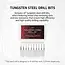 DSPIAE AT-SHD Precision Aluminum Alloy Hand Drill with Tungsten Drill Bits Set