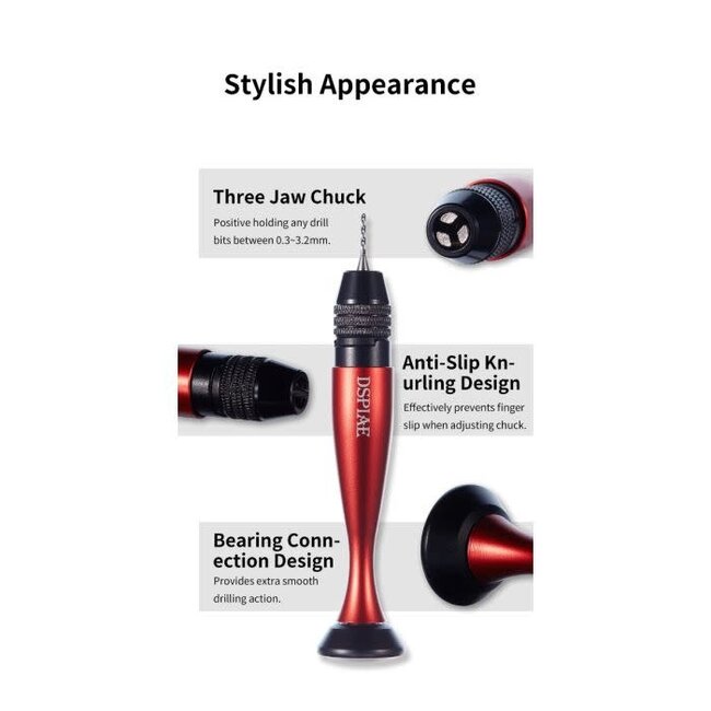 DSPIAE - Aluminum Alloy Hand Drill Set - AT-VHDS