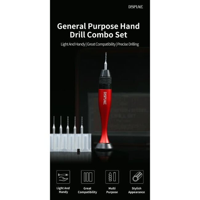 DSPIAE - Aluminum Alloy Hand Drill Set - AT-VHDS