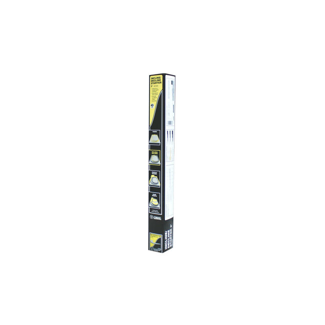 Woodland Scenics 3% Incline/Decline  Starter  6/pkg - each piece elevates from 0 - 3/4" (0 - 1.9 cm) within 24"