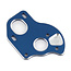 TEAM ASSOCIATED RC10B6.1 Laydown/Layback Motor Plate, blue aluminum