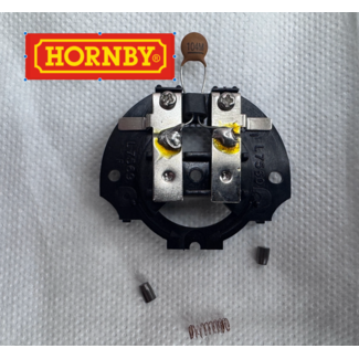HORNBY HORNBY TENDER MOTOR REPAIR KIT  BUSHES BRUSHES SPRING MOUNT ETC ( RINGFIELD COVER PLATE )