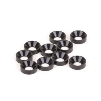 Schumacher RC Schumacher M3 CS Washers Black Alloy (10)