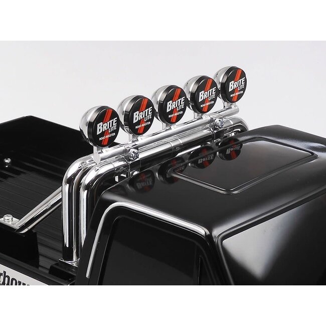 TAMIYA 1/10TH SCALE R/C 4 X 4 X 4 PICK UP TRUCK SUPER CLOD BUSTER BLACK EDITION KIT FORM REQUIRES 2CH RADIO BATTERIES AND CHARGER