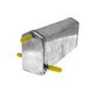 BRODAK BRODAK Standard Vent Medium Wedge Fuel Tank 2 oz. 1" H x 1-3/4" W x 2-3/4" Long