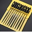 HUGONG-4 PRECISION NEEDLE FILES 3 X 140 X 10PCE
