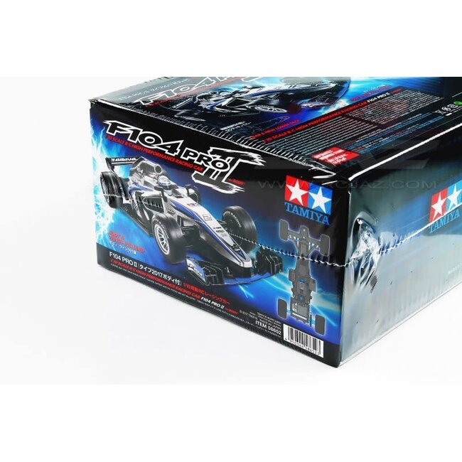 TAMIYA F104PRO II WITH BODY  NEEDS 1 SERVO RADIO,MOTOR,ESC,BATTERIES & CHARGER