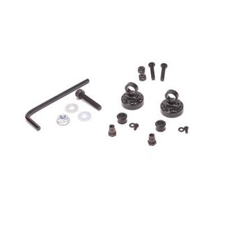 SCHUMACHER SCHUMACHER Big Bore Alloy Shock Cap Set (pr) - L1R,LD3,ST2
