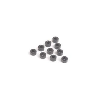 SCHUMACHER SCHUMACHER M3 Black Alloy Washers 3.00mm (pk10)