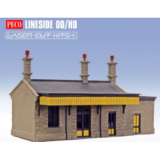 PECO PECO OO HO WEST BAY STATION BUILDING KIT LASER CUT TIMBER
