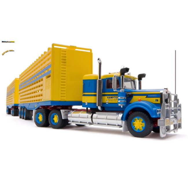 *** PRE-ORDER 2nd Qtr 2026 *** HIGHWAY REPLICAS 1/64 HAMPTON  LIVESTOCK ROAD TRAIN