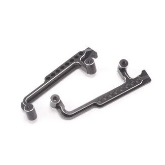 SCHUMACHER SCHUMACHER Alloy Lipo Mounts Conversion - LD2, ST2, LD3 (pr)