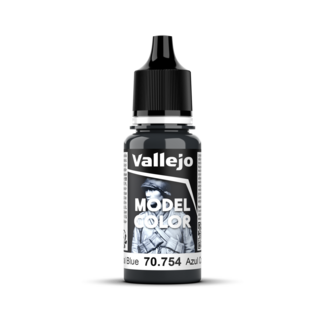 VALLEJO Vallejo Model Colour #073 - Continental Blue - 18 ml Matt Acrylic Paint