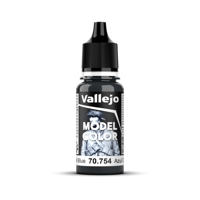 Vallejo Model Colour #073 - Continental Blue - 18 ml Matt Acrylic Paint