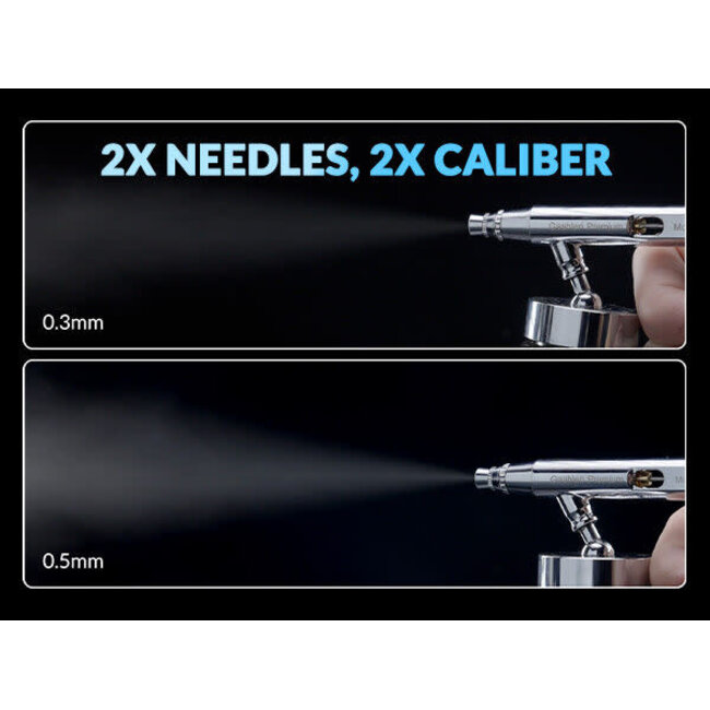 Gaahleri Premium Series GHPM-Mobius SP 0.3 & 0.5mm Airbrush