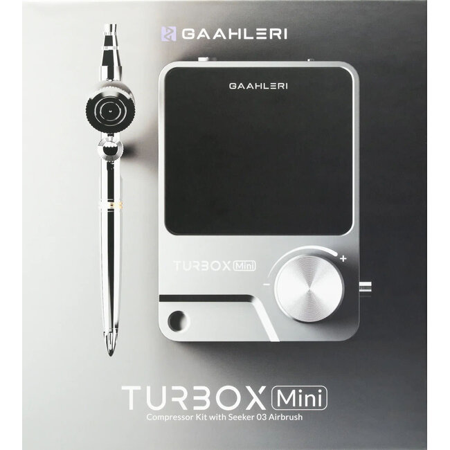 Gaahleri TurboX Mini Air Compressor with Seeker 0.3 Airbrush