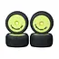 Method RC 1/28 NitraGrip Truggy Tyre Set Mounted on Wheels