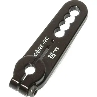 SCHUMACHER SCHUMACHER CORE RC Alloy Servo Arm; Futaba Black
