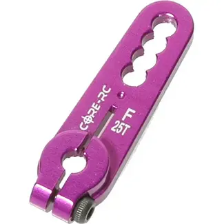 SCHUMACHER SCHUMACHER CORE RC Alloy Servo Arm; Futaba Purple