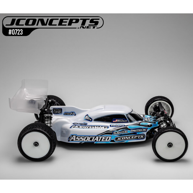 JCONCEPTS Striker Body  - RC10B7.1 | RC10B7.1D body w/ carpet | turf | dirt wing Unpainted