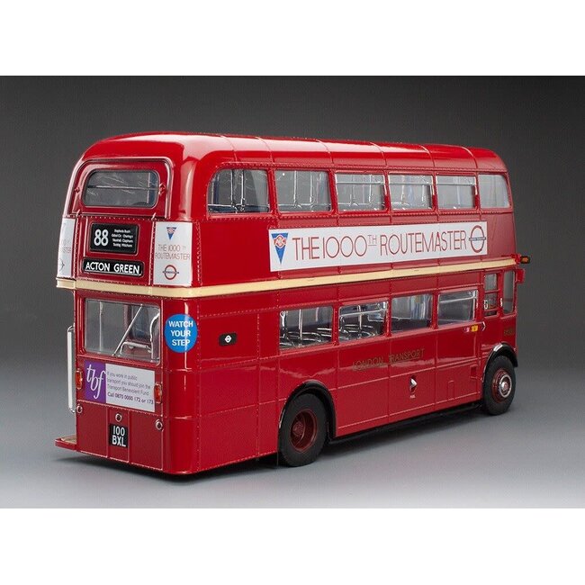 Sun Star 1/12 Routemaster Bus - RM1000 - 100 BXL - Red (Limited Edition 1000pcs)