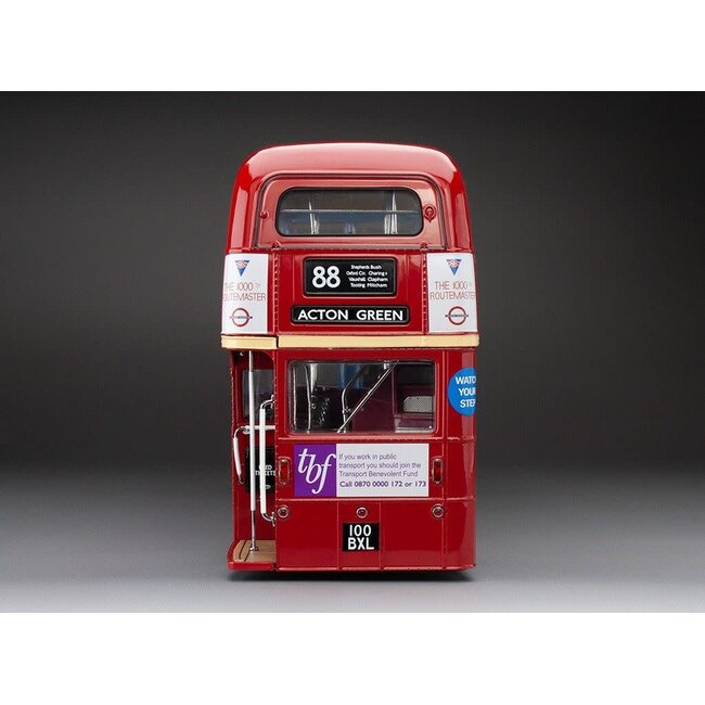 Sun Star 1/12 Routemaster Bus - RM1000 - 100 BXL - Red (Limited Edition 1000pcs)