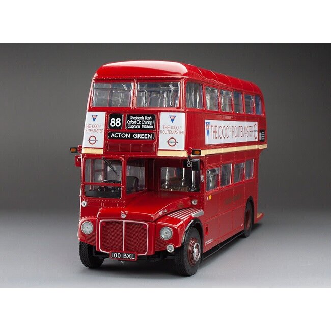 Sun Star 1/12 Routemaster Bus - RM1000 - 100 BXL - Red (Limited Edition 1000pcs)