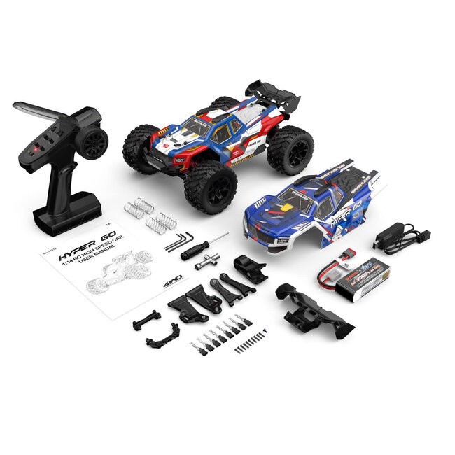 MJX 1/14 HyperGo 2.4G 4WD Brushless RC Truggy