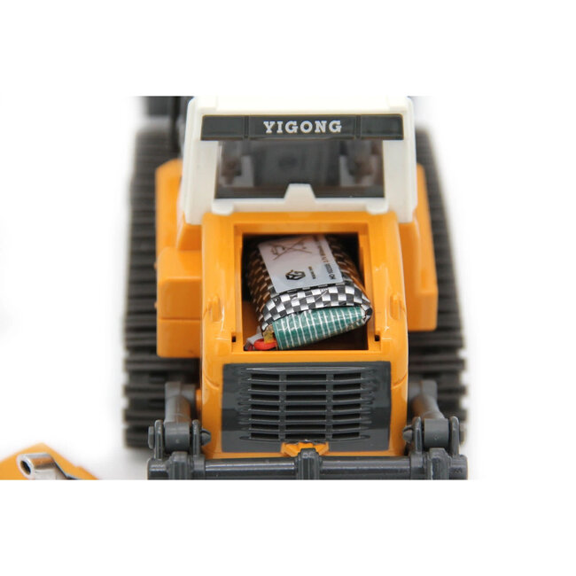 Yi Gong 1/50 R/C Crawler Loader (Soft Rubber Tracks + Black Metal Tracks)