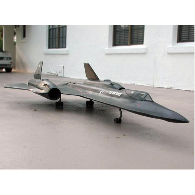 B LINE PRODUCTS PLAN 1/12 LOCKHEED SR-71  Fuse  &  Wing 56" SPAN 4 SHEETS