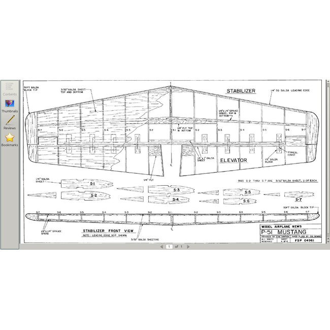 PLAN 1/4 P-51  Fuse  &  Wing Etc 204"+ SPAN 13 SHEETS