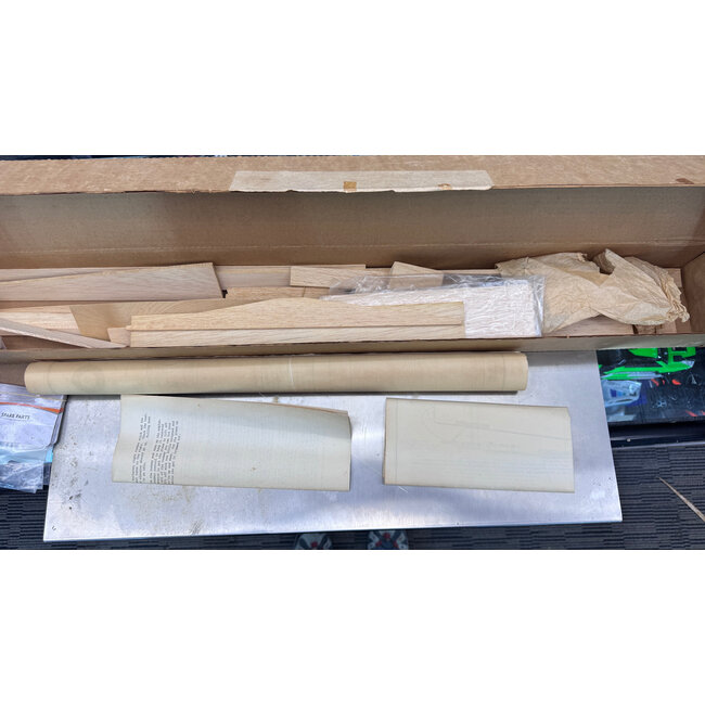 VINTAGE KIT BRIDI T-10A TRAINER 36" SPAN  BUILD AS A HIGH OR LOW WING SEE PHOTOS FOR CONDITION