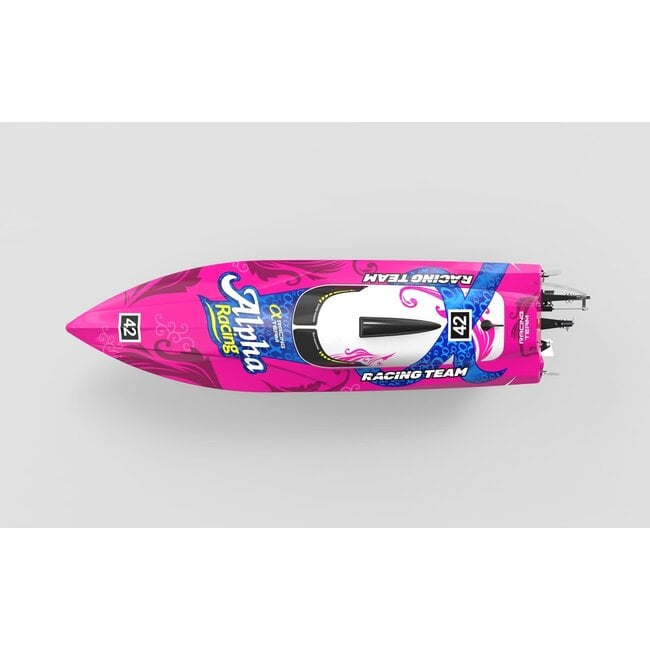 Joysway Alpha V2 Self-Righting Brushless 6S 1050mm 60km/h RTR Speedboat (2x 2S included)