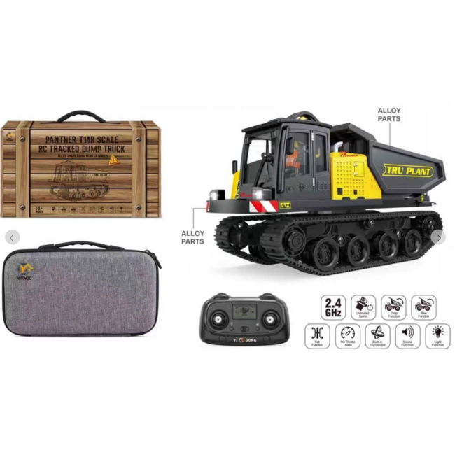Yi Gong 1/50 Panther T14R R/C Tracked Dump Truck