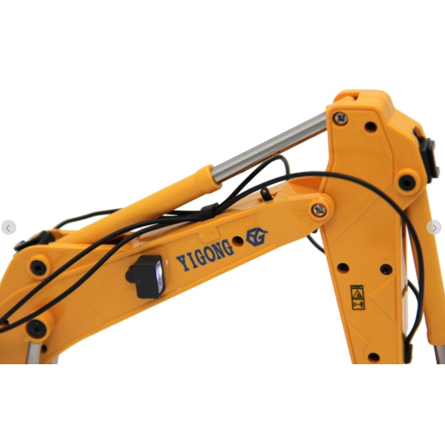 Yi Gong 1/50 5250 R/C Screw Excavator (Soft Rubber Tracks + Black Metal Tracks)