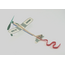 Guillows 12" Barnstormer Rubber Powered Balsa Glider 300mm WS with Streamer GUI 51