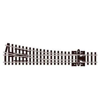 PECO PECO-SL-E395 – Code 80 N GAUGE  Streamline Nickel Silver #6 Medium Right Hand Radius Turnout 18′ Radius (Insulfrog)