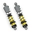 Rlaarlo SBK-005 Rear Oil filled Shock Absorber Set Green (2) For SBK10