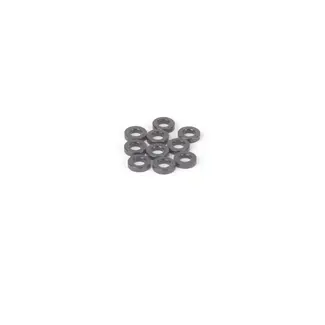 SCHUMACHER SCHUMACHER M3 Alloy Washer Black 1.5 mm (pk10)