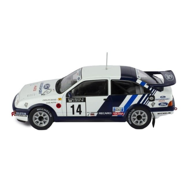 IXO Models 1/24 Ford Sierra RS Cosworth #14 C.Sainz - L.Moya Rally 1000 Lakes 1988